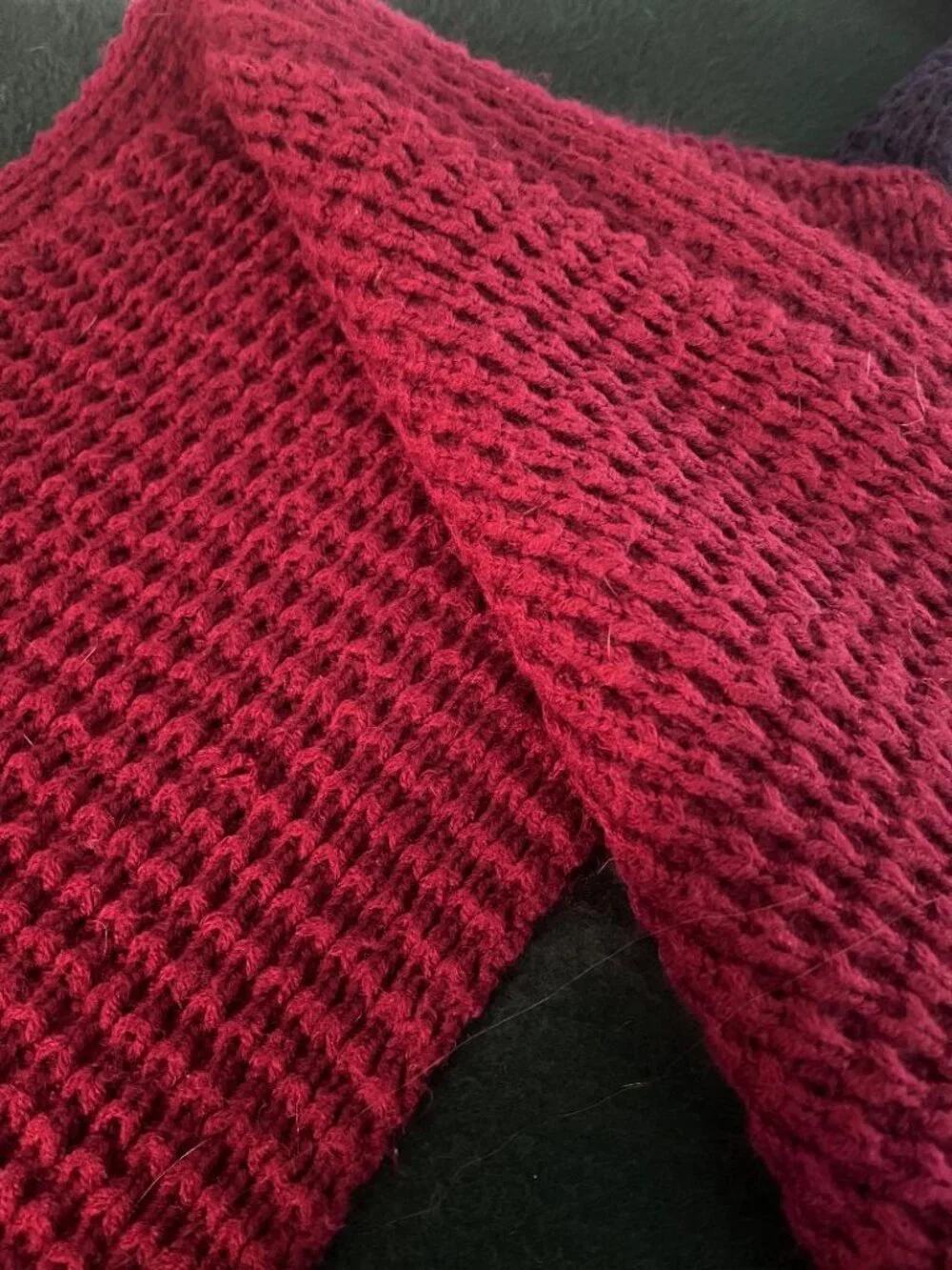 3 Knitted Woven Scarves